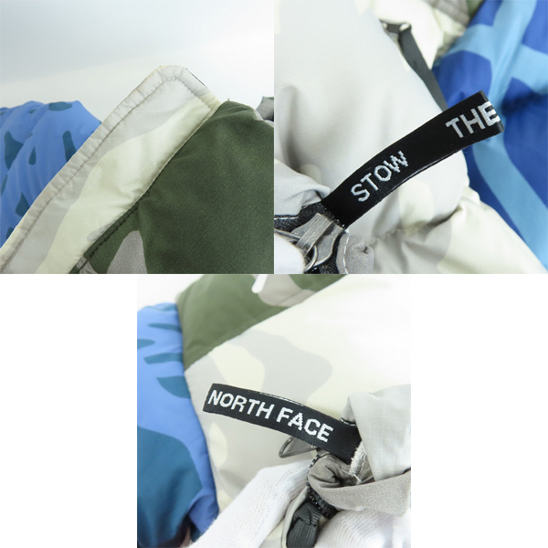実際に弊社で買取させて頂いたTHE NORTH FACE × KAWS/ノースフェイス×カウズ 21AW Retro 1996 Nuptse Jacket/ヌプシジャケット NF0A7WLU/XSの画像 9枚目