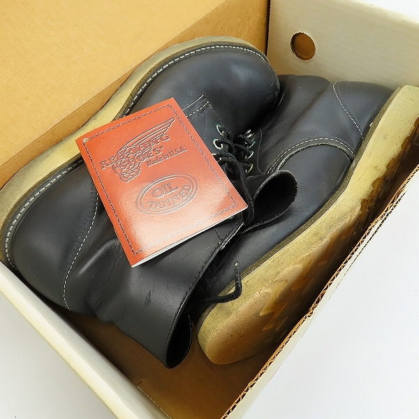 実際に弊社で買取させて頂いたRED WING/レッドウィング アイリッシュセッター CLASSIC ROUND/クラシックラウンド ブーツ 8165 8Dの画像 8枚目