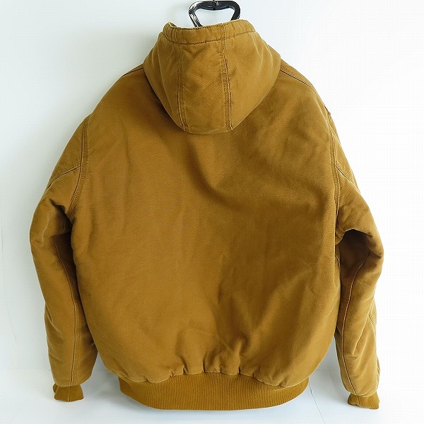 実際に弊社で買取させて頂いたCarhartt/カーハート ウォッシュドダックインシュレイティッドアクティブジャケット I027360 ブラウン系/Lの画像 1枚目