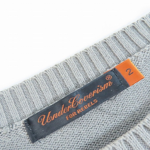 実際に弊社で買取させて頂いたUNDERCOVERISM FOR REBELS/アンダーカバーイズム アーカイブ 06SS T期 KLAUS ニット 6S271-K3/2の画像 2枚目
