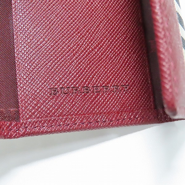実際に弊社で買取させて頂いたBURBERRY/バーバリー バーバリーチェック×レザー キーケース/5連の画像 4枚目