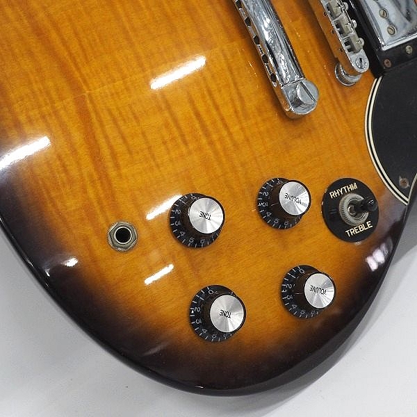 実際に弊社で買取させて頂いた★【弦無し】Epiphone/エピフォン G-400 DELUXE SG エレキギターの画像 7枚目