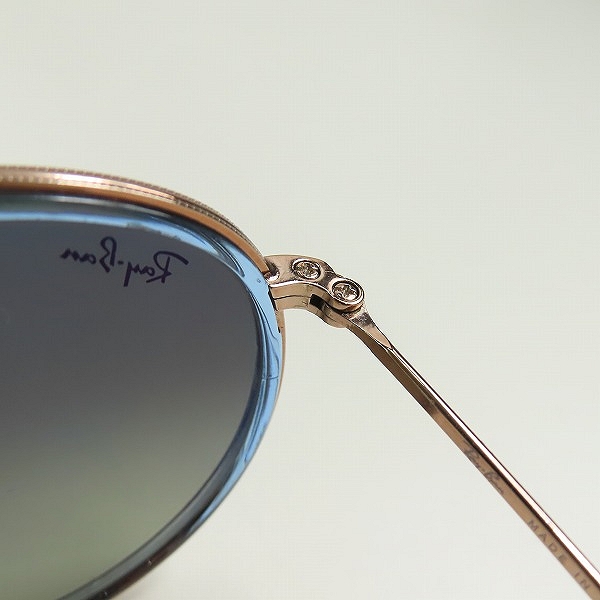 実際に弊社で買取させて頂いたRay-Ban/レイバン Round Double Bridge サングラス/アイウェア RB3647-Nの画像 5枚目