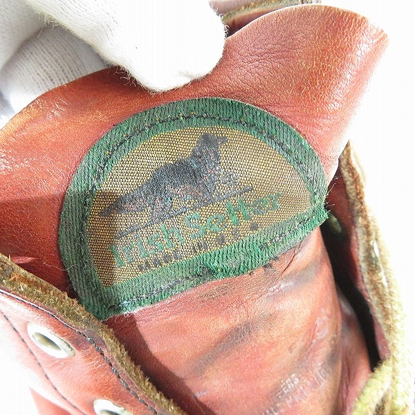 実際に弊社で買取させて頂いたRED WING/レッドウィング 半円犬タグ アイリッシュセッター ブーツ 875/8.5Eの画像 9枚目