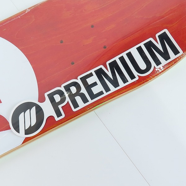 実際に弊社で買取させて頂いた【未開封】PREMIUM/プレミアム SUPREMIUM TEAM DECK GREEN ASH BURNT スケートボード デッキの画像 2枚目