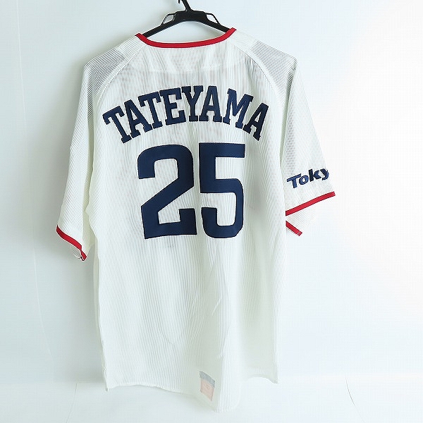 実際に弊社で買取させて頂いたデサント×ビームス 東京ヤクルトスワローズ 2006 ホーム レプリカユニフォーム ＃25 館山 DYS-0601A/Fの画像 1枚目