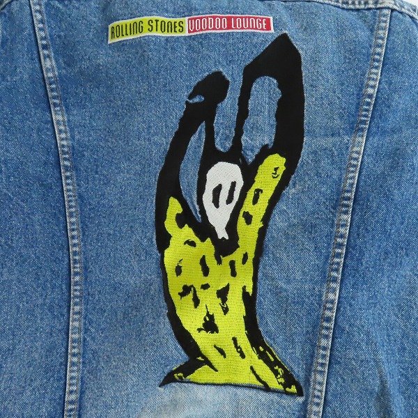 実際に弊社で買取させて頂いたLEVI'S×ROLLING STONES/リーバイス×ローリングストーンズ 90s USA製 UOODOO LOUNGE デニムジャケット 70506-0216 /42の画像 6枚目