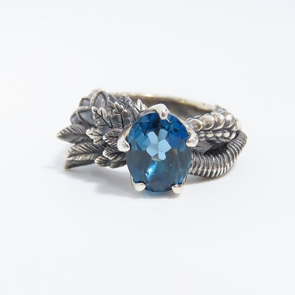 実際に弊社で買取させて頂いたBloody Mary/ブラッディマリー noah/ノアリング ロンドンブルートパーズ 11号の画像 1枚目