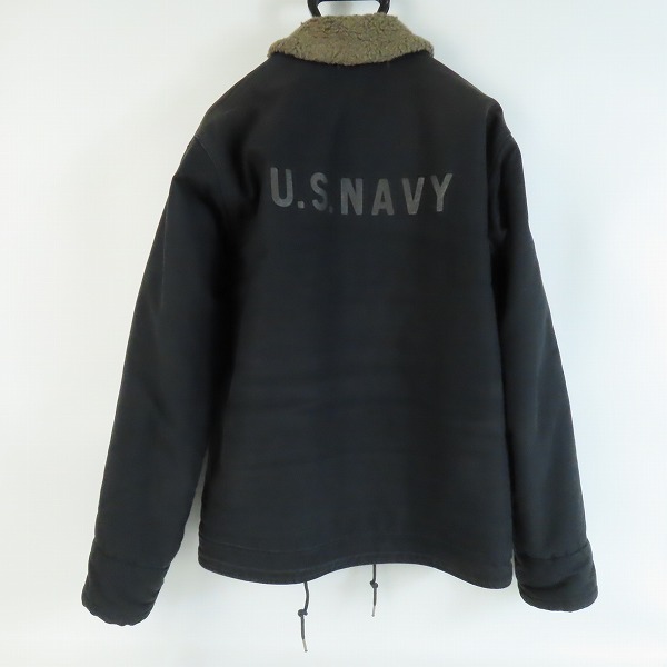 実際に弊社で買取させて頂いたBUZZ RICKSON'S/バズリクソンズ NAVY DEPARTMENT N-1 デッキジャケット BR12030/40の画像 1枚目