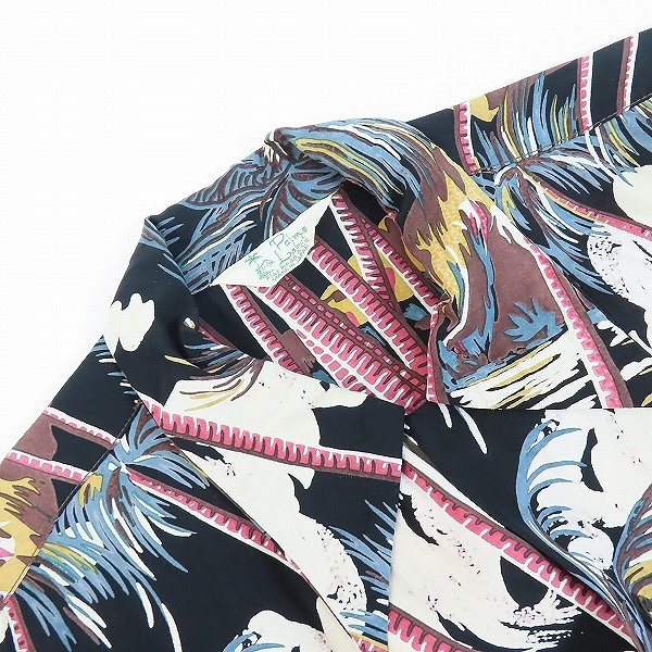 実際に弊社で買取させて頂いたTHE FLAT HEAD/フラットヘッド ボタニカル アロハシャツ/Mの画像 6枚目