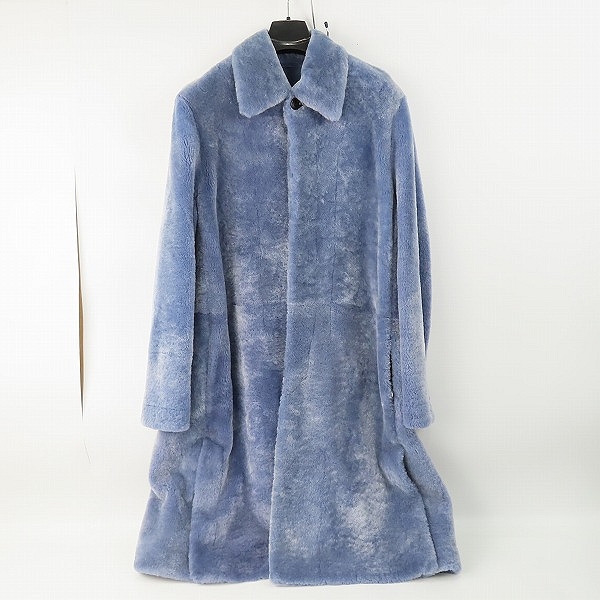 実際に弊社で買取させて頂いた【JPタグ】DIOR×PETER DOIG/ディオール×ピータードイグ 21AW ムートンロングコート 143L324A0557/48
