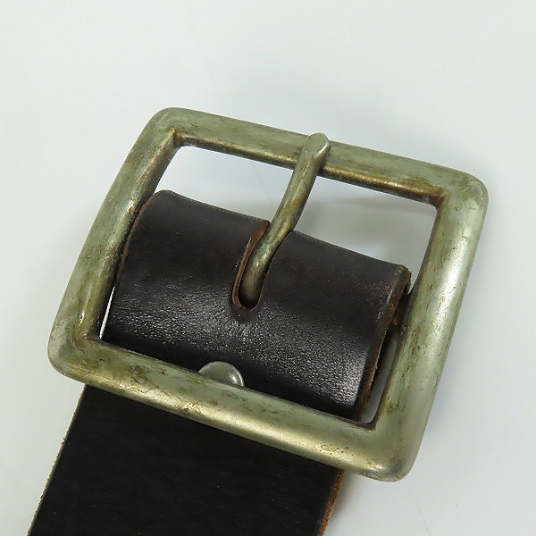 実際に弊社で買取させて頂いたHTC/エイチティーシー ターコイズ スタッズ ベルト ブラックの画像 1枚目