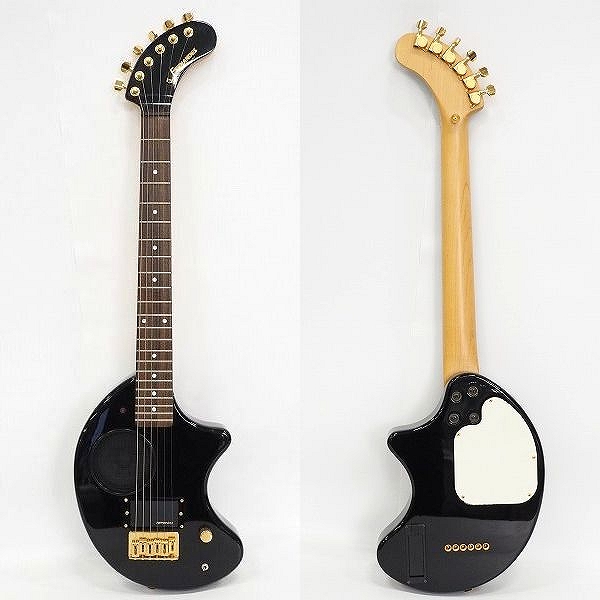 実際に弊社で買取させて頂いた★FERNANDES/フェルナンデス ZO-3C ぞうさん ゴールドパーツ アンプ内蔵ギター マッチングヘッド ソフトケース付 の画像 1枚目