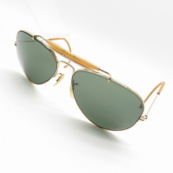 実際に弊社で買取させて頂いたRay-Ban/レイバン B&L/ボシュロム社製 ティアドロップ型 アイウェア/サングラス ゴールド