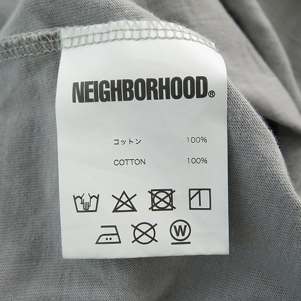 実際に弊社で買取させて頂いたNEIGHBORHOOD×Motorhead/ネイバーフッド×モーターヘッド 長袖Tシャツ グレーの画像 3枚目