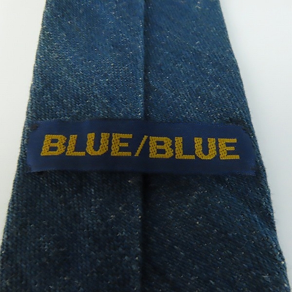 実際に弊社で買取させて頂いたBLUE BLUE/ブルーブルー ロゴワッペン ネクタイの画像 1枚目