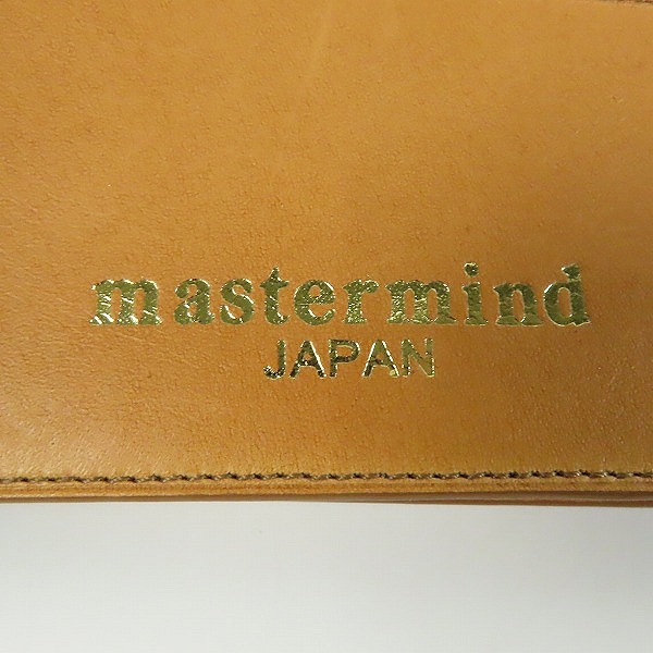 実際に弊社で買取させて頂いたmastermind JAPAN/マスターマインドジャパン カードケース 名刺入れ ゴールドの画像 4枚目