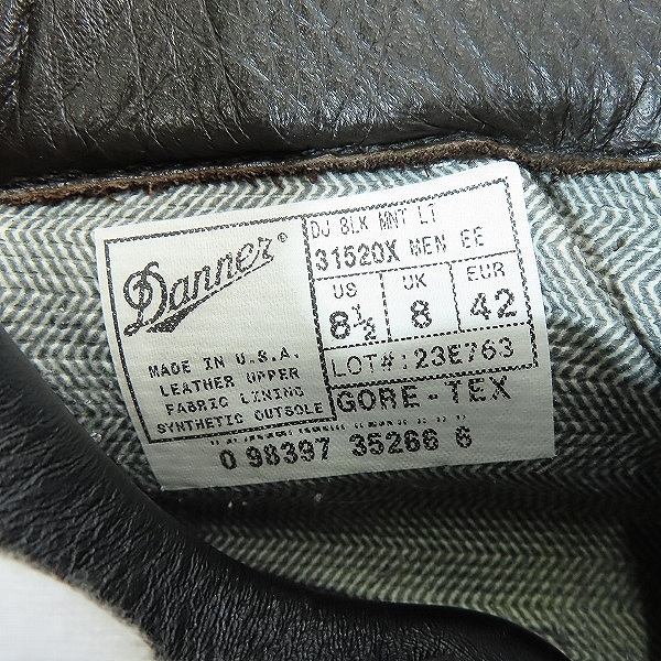 実際に弊社で買取させて頂いたDANNER/ダナー MOUNTAIN LIGHT/マウンテン ライト マウンテンブーツ 31520X/8.5の画像 5枚目