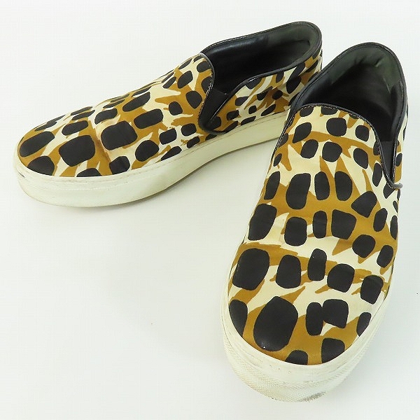実際に弊社で買取させて頂いたCELINE/セリーヌ アニマル柄/総柄 スリッポンスニーカー/41