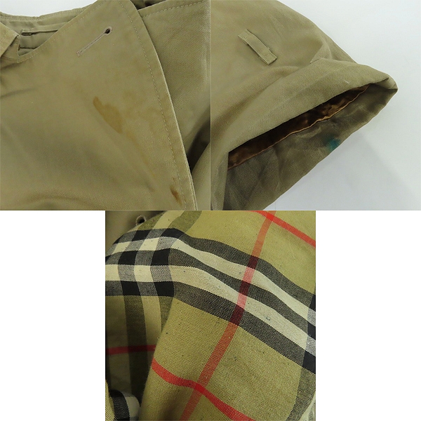 実際に弊社で買取させて頂いた【難有り】Burberrys/バーバリーズ ステンカラーコート/14の画像 9枚目