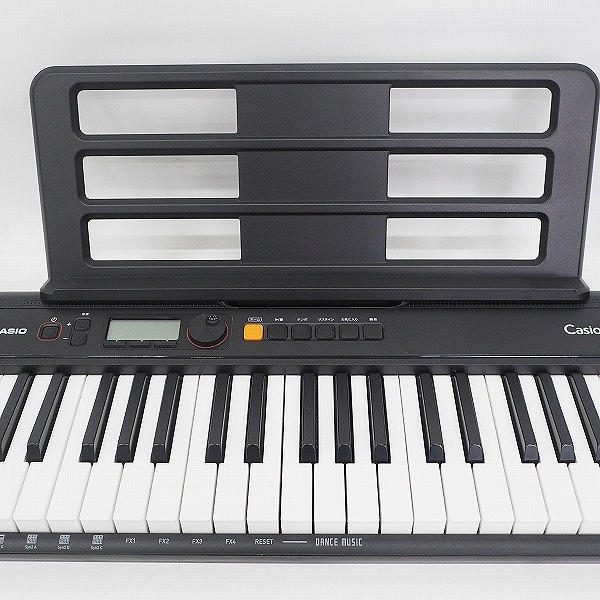 実際に弊社で買取させて頂いた★CASIO/カシオ Casiotone CT-S200BK 61鍵 電子キーボード ブラック 2021年製 ACアダプター付【簡易動作確認済】の画像 2枚目