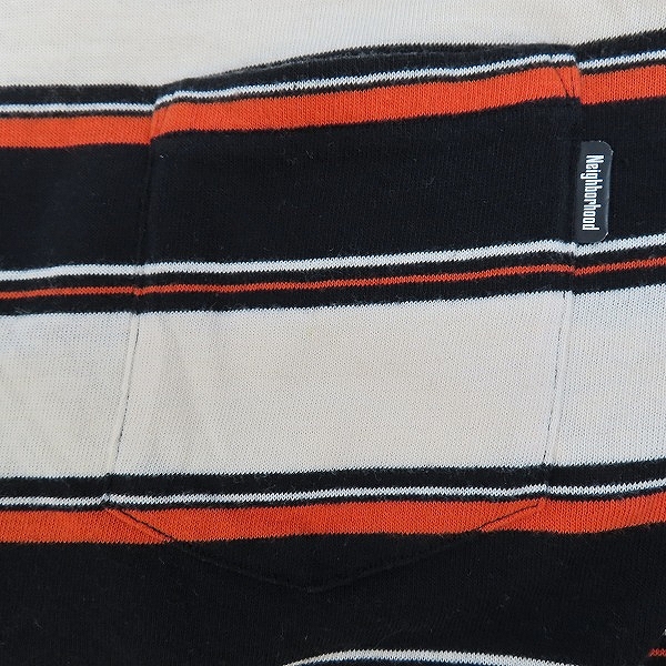 実際に弊社で買取させて頂いたNEIGHBORHOOD/ネイバーフッド ボーダーTシャツ/ATNH-CS-02/3の画像 6枚目