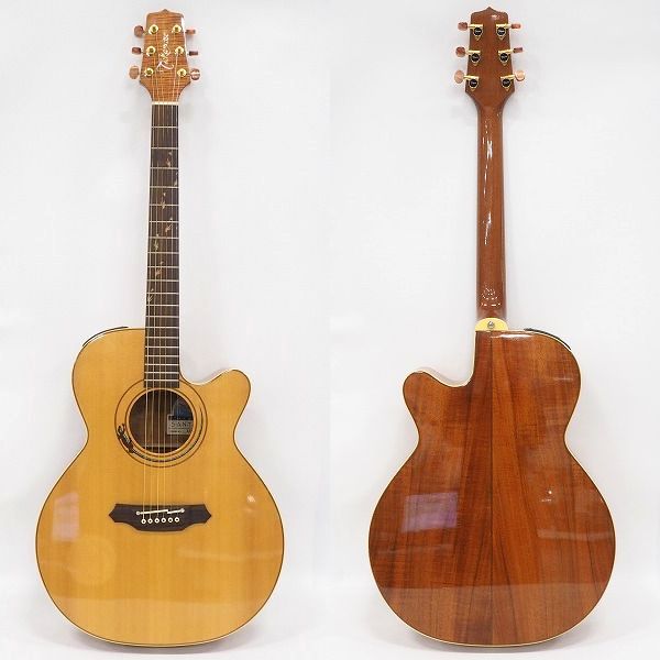 実際に弊社で買取させて頂いた★【難有り】Takamine/タカミネ SANTA FE LTD97 エレアコ/アコースティックギター 限定モデル ハードケース付の画像 1枚目