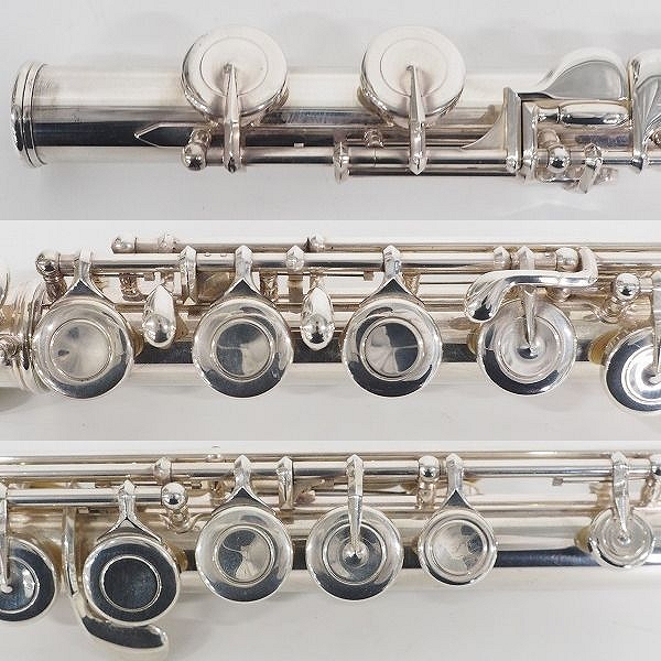 実際に弊社で買取させて頂いたSANKYO FLUTE/三響 フルート PRIMA ETUDE P.A./エチュード SAYAMA 頭部管 銀製 ハードケース付の画像 4枚目