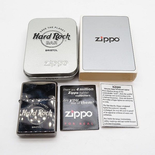 実際に弊社で買取させて頂いたZIPPO/ジッポー Hard Rock CAFE BRISTOL ハードロックカフェ ブリストル 04年製の画像 5枚目