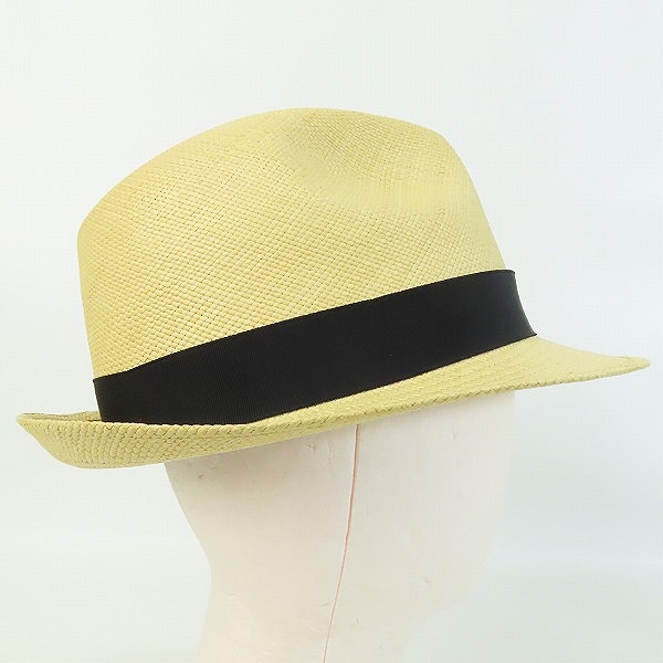 実際に弊社で買取させて頂いたBorsalino/ボルサリーノ 中折れハット リボン/7の画像 4枚目