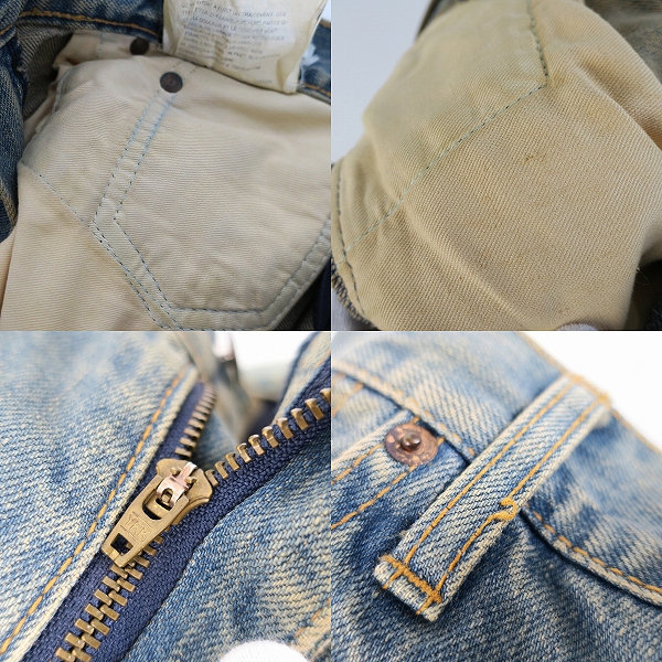 実際に弊社で買取させて頂いたJUNYA WATANABE COMME des GARCONS/ジュンヤワタナベコムデギャルソン 再構築 デニムスカート JN-S085 /Sの画像 4枚目