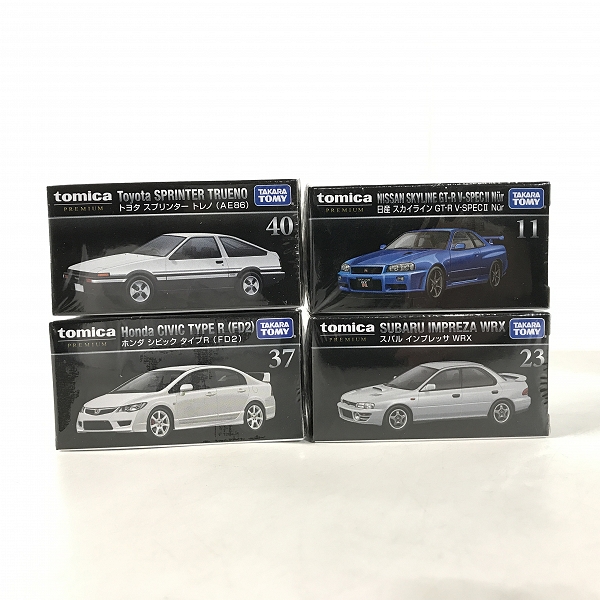 実際に弊社で買取させて頂いた【おまとめ/未開封含む】タカラトミー トミカ プレミアム ホンダ/トヨタ/日産 他 86/スカイライン/シビック 等 ミニカーの画像 3枚目