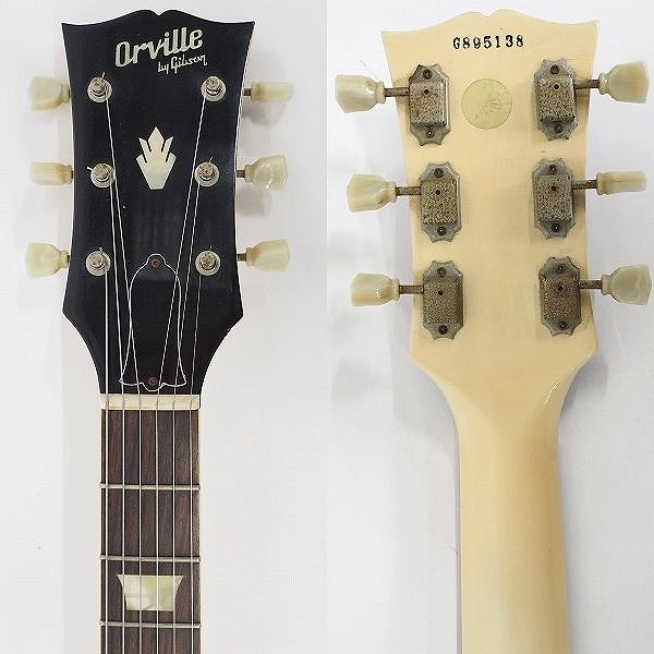 実際に弊社で買取させて頂いた★【難有り】Orville by Gibson/オービル SG Standard エレキギター 1988年 寺田楽器製の画像 2枚目
