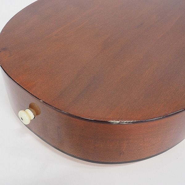 実際に弊社で買取させて頂いた★【弦無し】HORA/オラ TRAVEL FOLK Gtr.DS/トラベル フォークギター ミニアコースティックギター 2008年製 ケース付の画像 7枚目