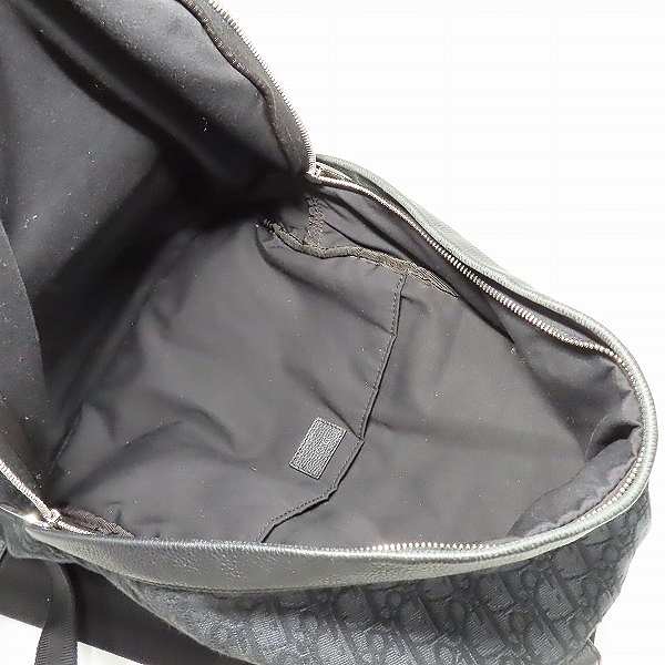 実際に弊社で買取させて頂いたDIOR/ディオール Rider オブリーク ジャカード バックパック/リュックサック 1VOBA088YKY_H00Nの画像 3枚目