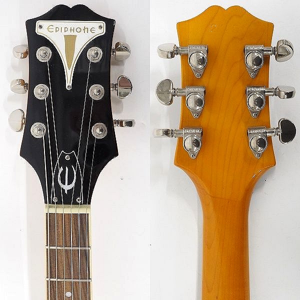 実際に弊社で買取させて頂いた★Epiphone/エピフォン  WILDKAT AN 2ND/ワイルドキャット セミアコ Bigsby搭載 エレキギター ハードケース付の画像 2枚目
