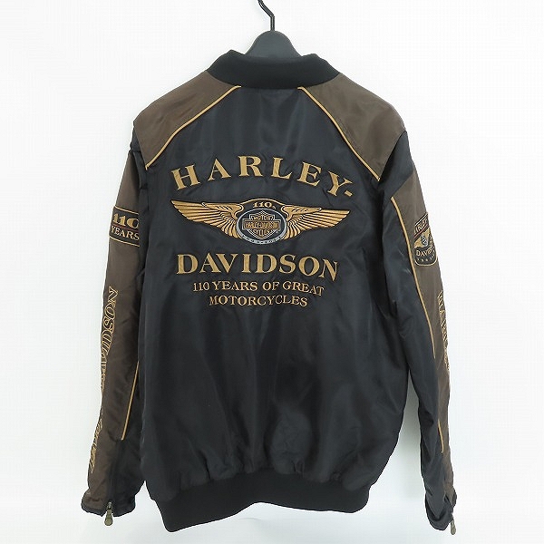 実際に弊社で買取させて頂いたHARLEY DAVIDSON/ハーレーダビッドソン 110周年記念 ジャケット 97548-13VM/Lの画像 1枚目