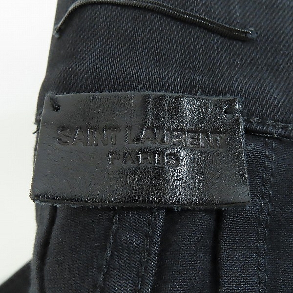 実際に弊社で買取させて頂いたSAINTLAURENTPARIS/サンローランパリ 二ークラッシュデニムパンツ 16AW 441240 Y869L/28の画像 2枚目