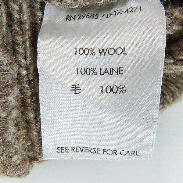 実際に弊社で買取させて頂いたPENDLETON/ペンドルトン OUTDOORSMAN アメリカ製 ハーフジップニットセーター Sの画像 3枚目