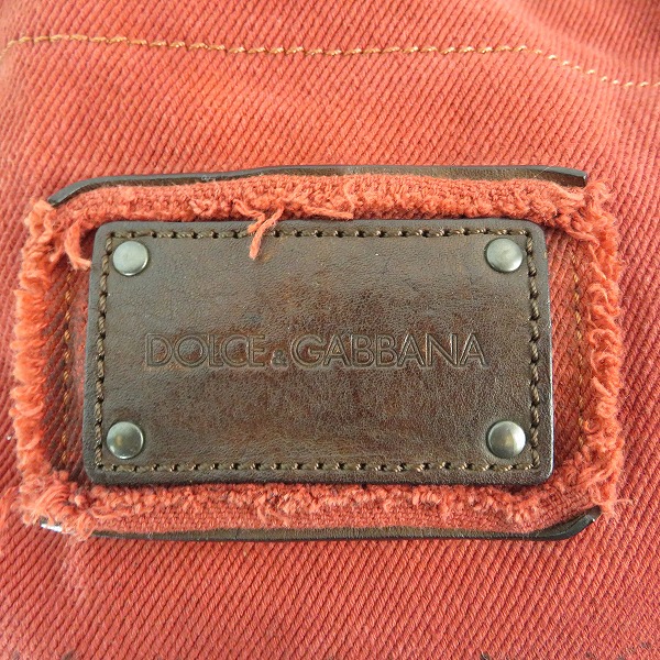 実際に弊社で買取させて頂いたDOLCE&GABBANA/ドルチェ&ガッバーナ ウォッシュ加工 キャンバス トートバッグの画像 3枚目