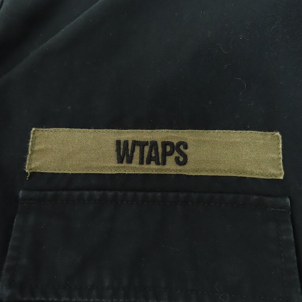 実際に弊社で買取させて頂いたWTAPS/ダブルタップス 19AW JUNGLE LS ジャングルシャツ 192WVDT-SHM03 02の画像 7枚目