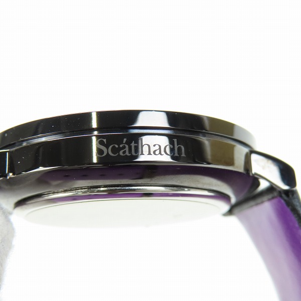 実際に弊社で買取させて頂いたSEIKO×Fate/Grand Order/セイコー×フェイトグランドオーダー スカサハモデル 限定 クロノグラフ 腕時計 7T92-HBH0の画像 6枚目