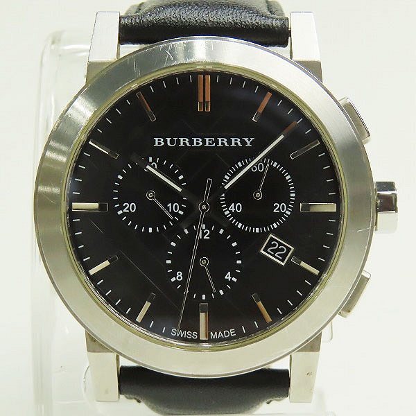 実際に弊社で買取させて頂いたBURBERRY/バーバリー クロノグラフ 腕時計 BU9356【動作未確認】