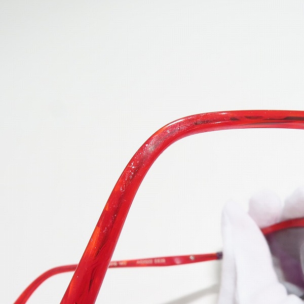 実際に弊社で買取させて頂いたalain mikli/アランミクリ ハーフリム アイウェア/メガネフレーム A02022-E639の画像 8枚目