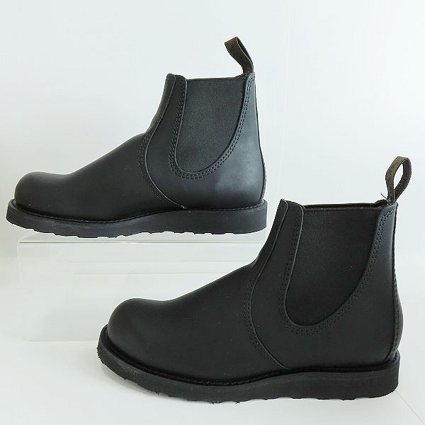 実際に弊社で買取させて頂いたREDWING/レッドウィング  Classic Chelsea/クラシックチェルシー ブラックハーネス 3194/US8の画像 3枚目