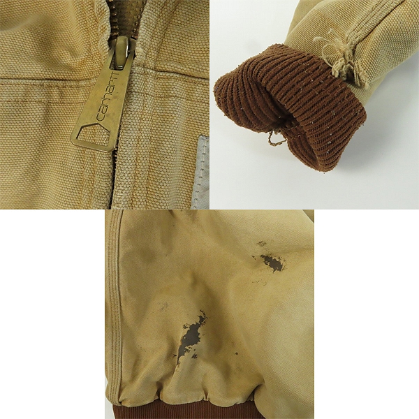 実際に弊社で買取させて頂いた【難有り】Carhartt/カーハート 90s アクティブジャケット JR116/XL の画像 8枚目