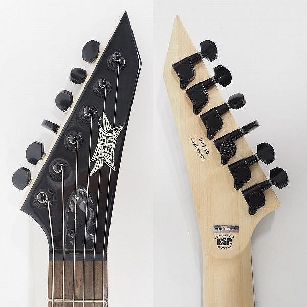 実際に弊社で買取させて頂いた★ESP BABYMETAL/ベビーメタル MINI-ARROW ミニアロー ミニエレキギター The one ギグケース付の画像 3枚目