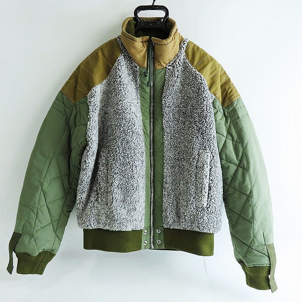 実際に弊社で買取させて頂いたDIESEL/ディーゼル W-POW-TEDDY JACKET/マルチカラー 中綿 ブルゾン/ジャケット A03031/Lの画像 0枚目