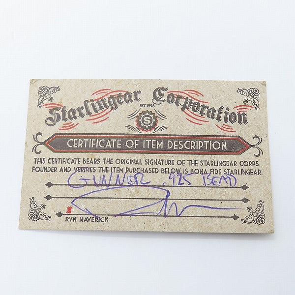 実際に弊社で買取させて頂いた【ギャラ付き】STARLINGEAR/スターリンギア ニューガナービーズの画像 8枚目