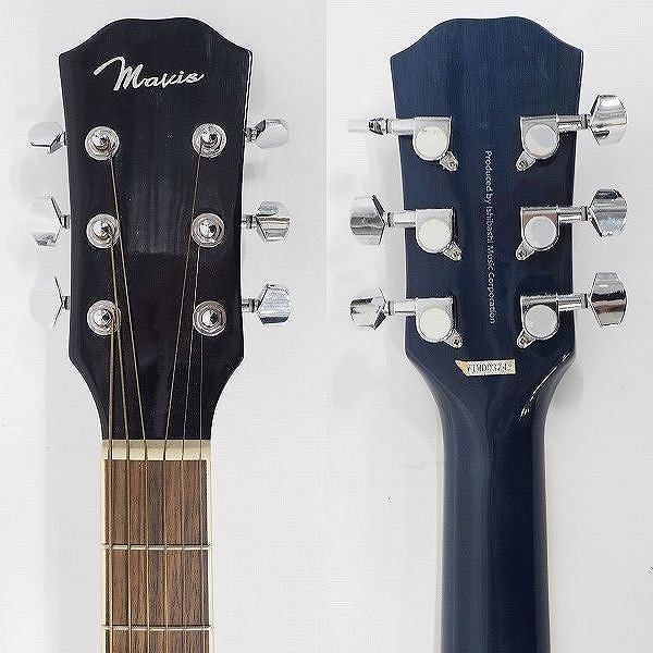 実際に弊社で買取させて頂いた★Mavis/メイビス MW-200 BLS アコースティックギター/アコギの画像 2枚目